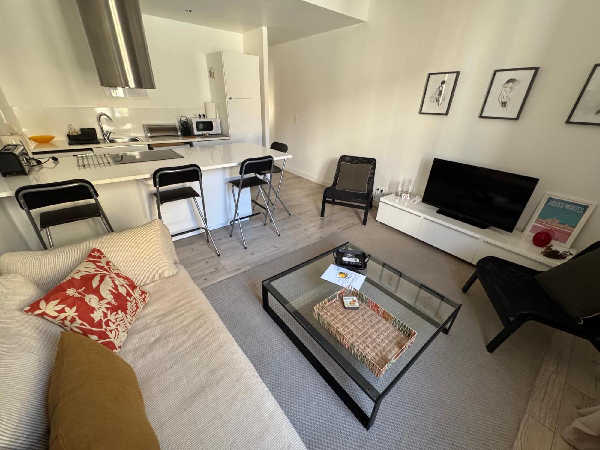 Bel Appartement Terrasse 4 Etoiles Intra Muros Aigues-Mortes Eksteriør bilde